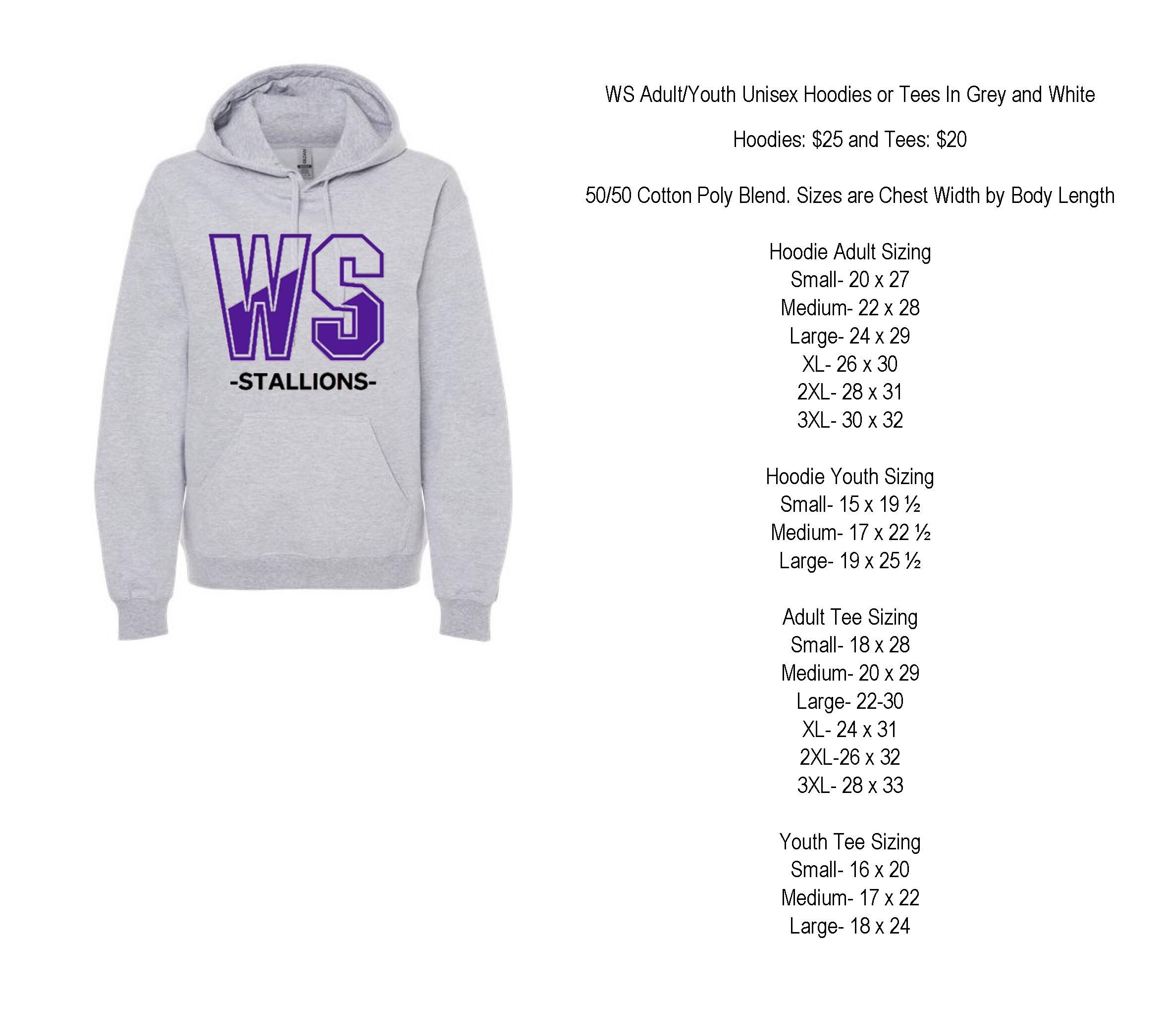 Youth small sales hoodie size